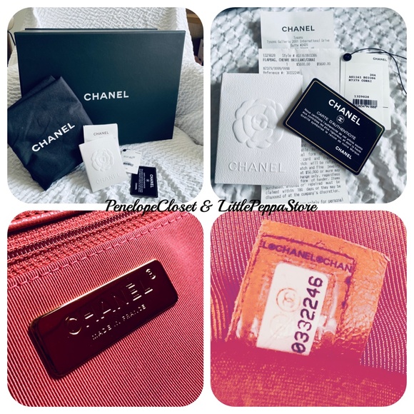 NEW 100% AUTHENTIC CHANEL 19 LARGE HANDBAG IN CORAL - Picture 7 of 8